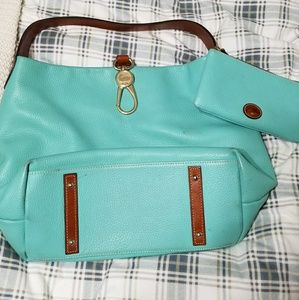 Dooney and Bourke Logo Lock Shoulder Bag